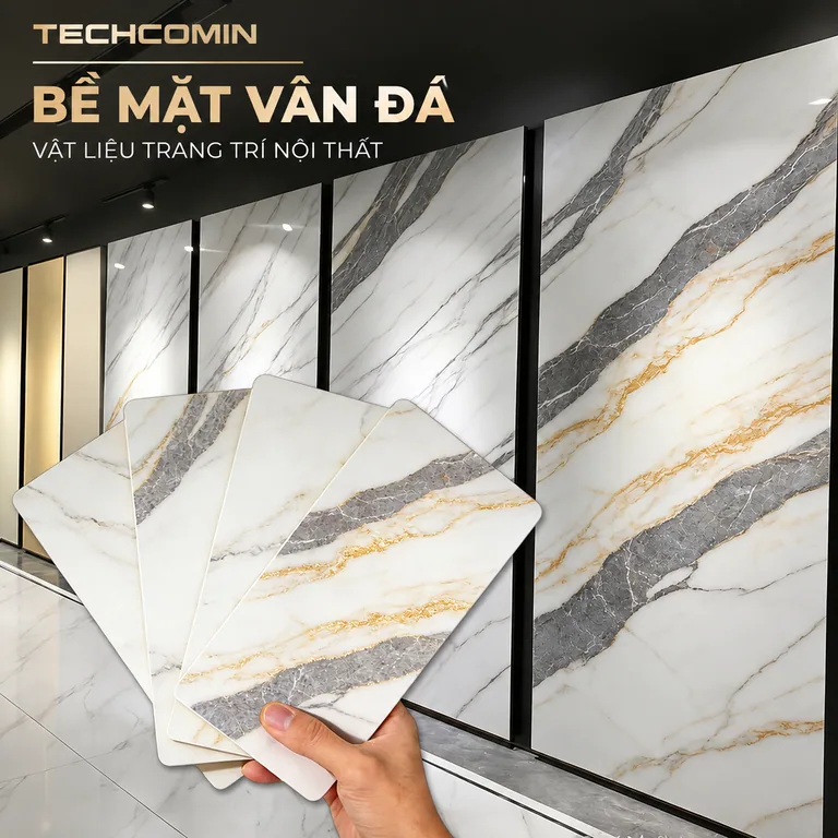 Tấm ốp than tre bề mặt vân gỗ