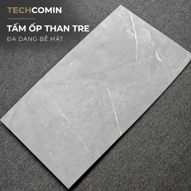 Tấm ốp than tre bề mặt vân gỗ
