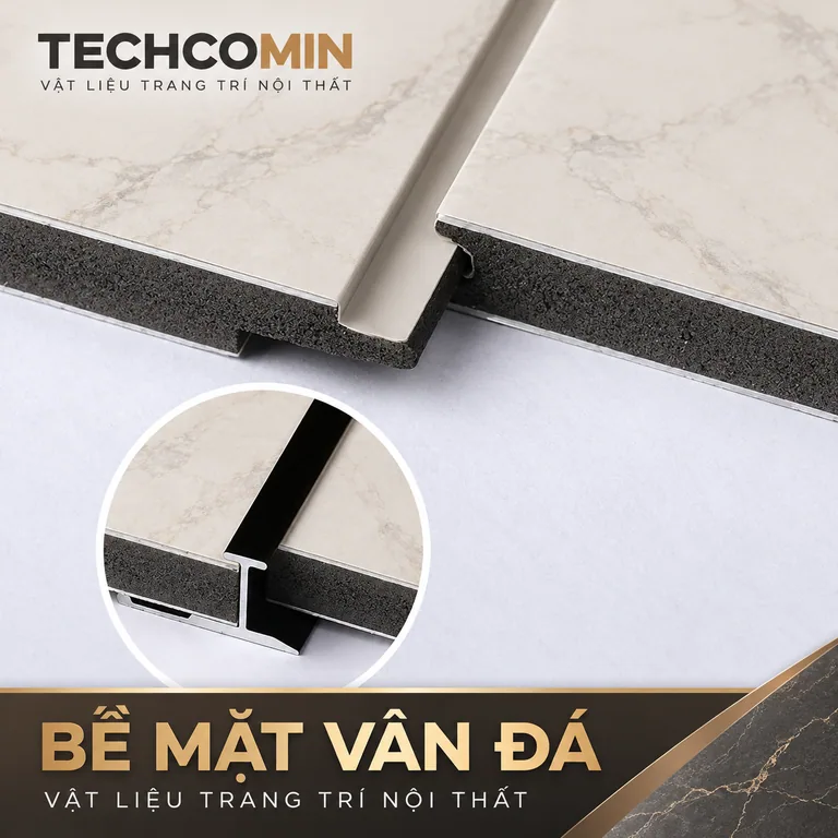Tấm ốp than tre bề mặt vân gỗ