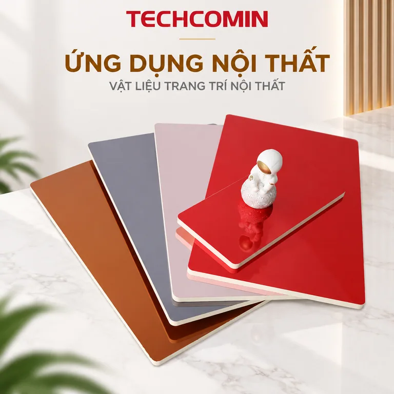Tấm ốp than tre bề mặt vân gỗ