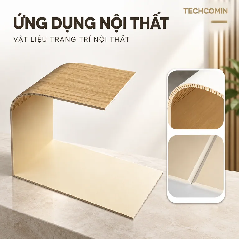 Tấm ốp than tre bề mặt vân gỗ