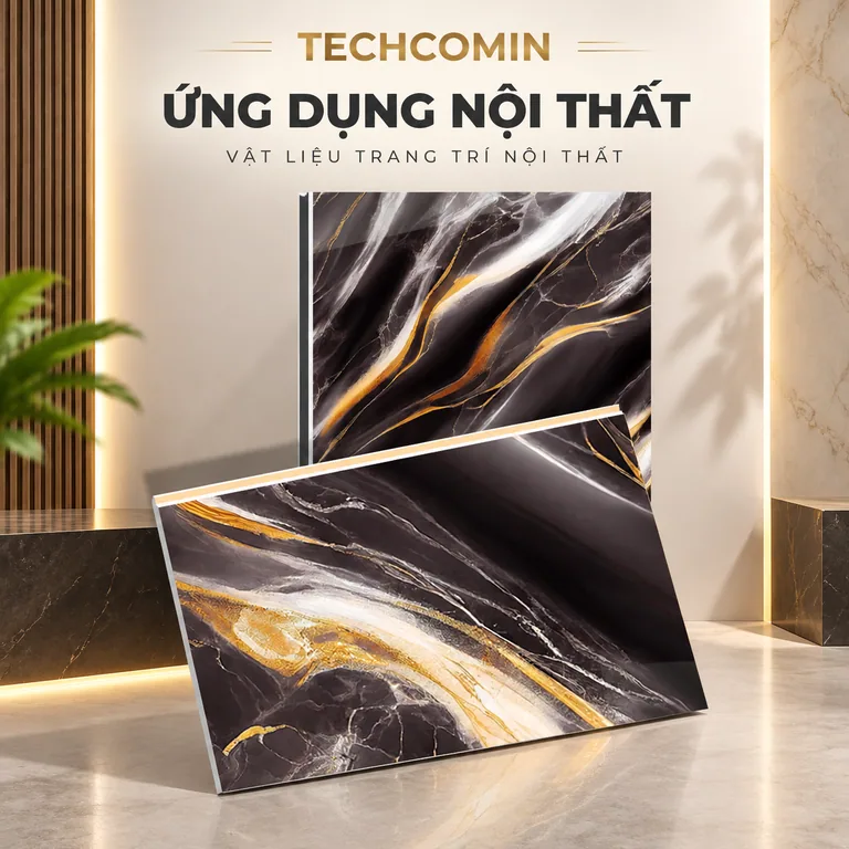 Tấm ốp than tre bề mặt vân gỗ