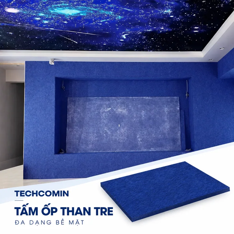 Tấm ốp trang trí nội thất bề mặt vân vải