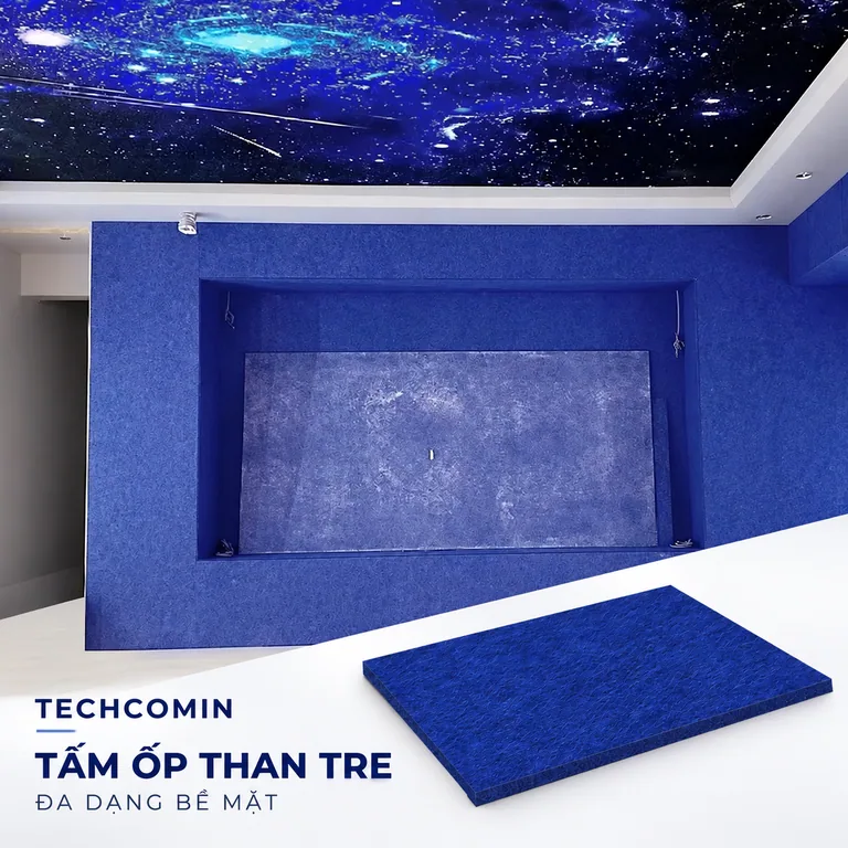 Tấm ốp trang trí nội thất bề mặt vân vải