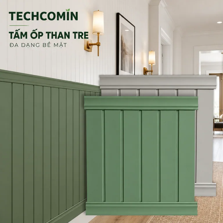 Tấm ốp trang trí nội thất bề mặt phào chỉ