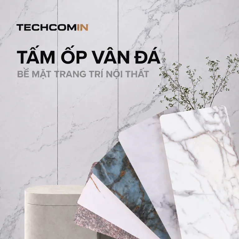Tấm ốp trang trí nội thất bề mặt vân đá