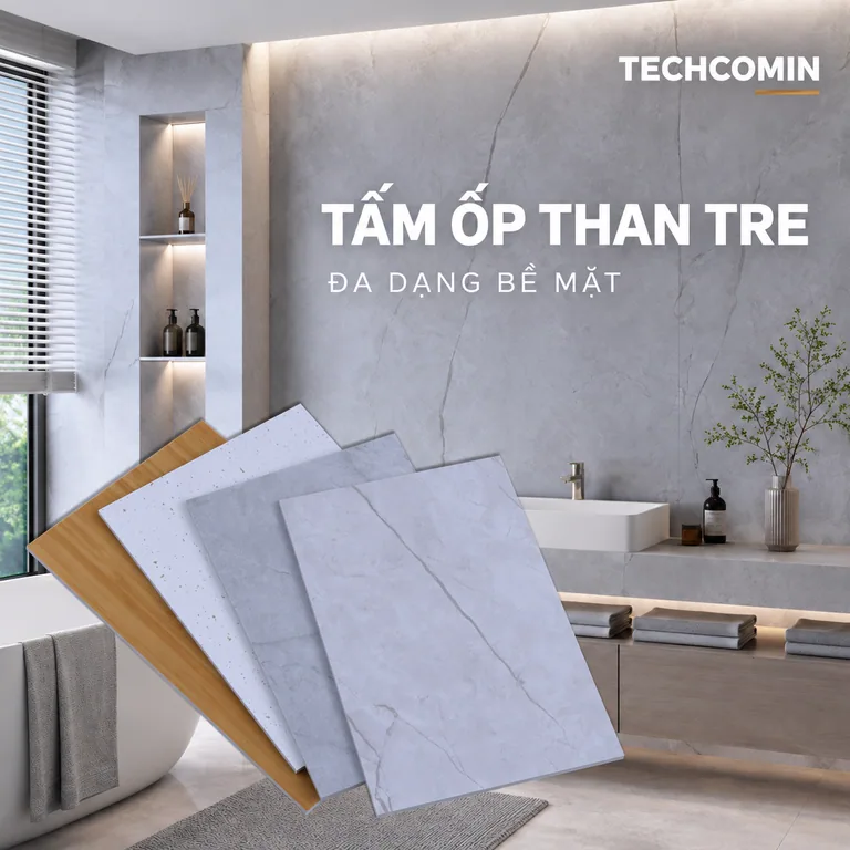 Tấm ốp trang trí nội thất bề mặt vân đá