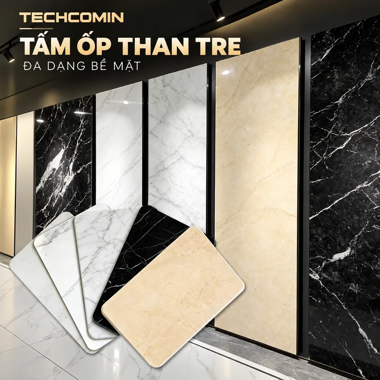 Tấm ốp trang trí nội thất bề mặt vân đá