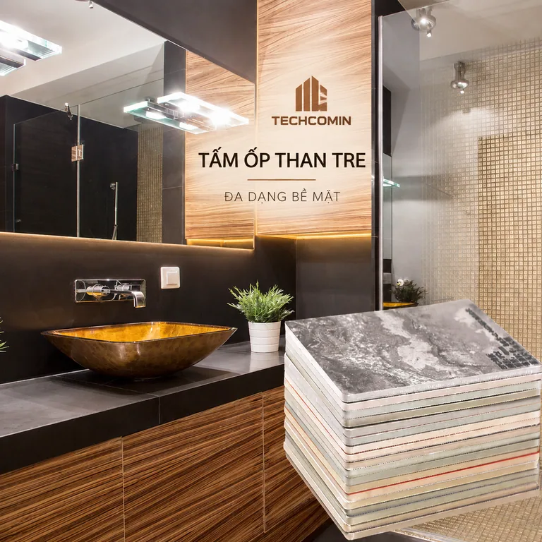 Tấm ốp trang trí nội thất bề mặt vân đá
