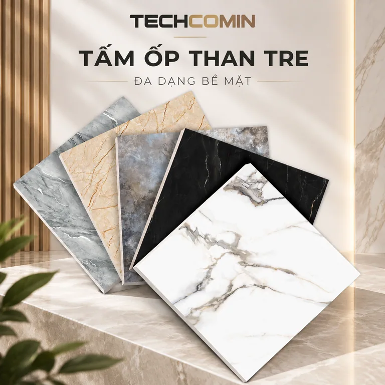 Tấm ốp trang trí nội thất bề mặt vân đá