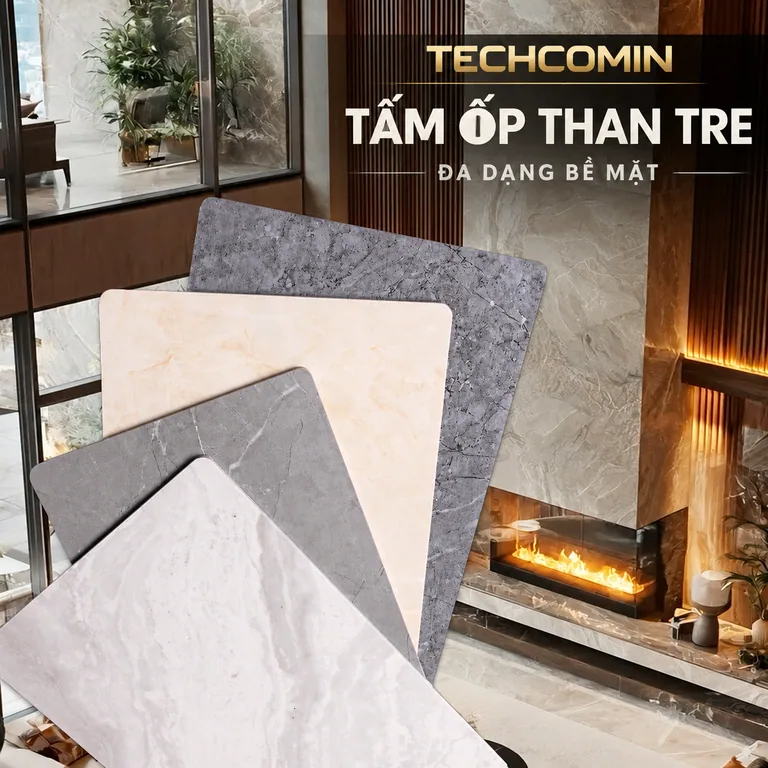 Tấm ốp trang trí nội thất bề mặt vân đá