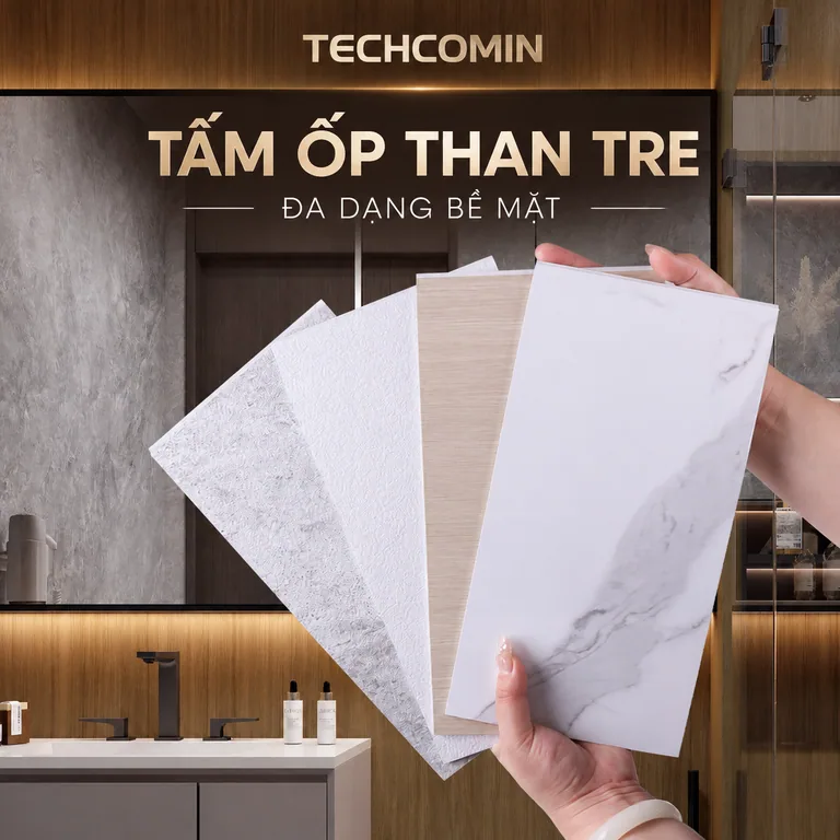 Tấm ốp trang trí nội thất bề mặt vân đá