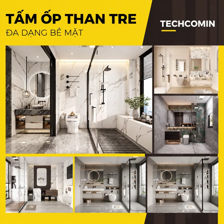 Tấm ốp trang trí nội thất bề mặt vân đá