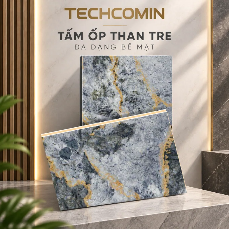 Tấm ốp trang trí nội thất bề mặt kim loại