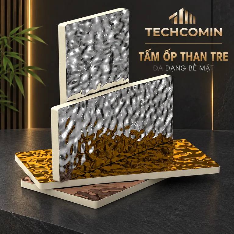 Tấm ốp trang trí nội thất bề mặt dạng sóng