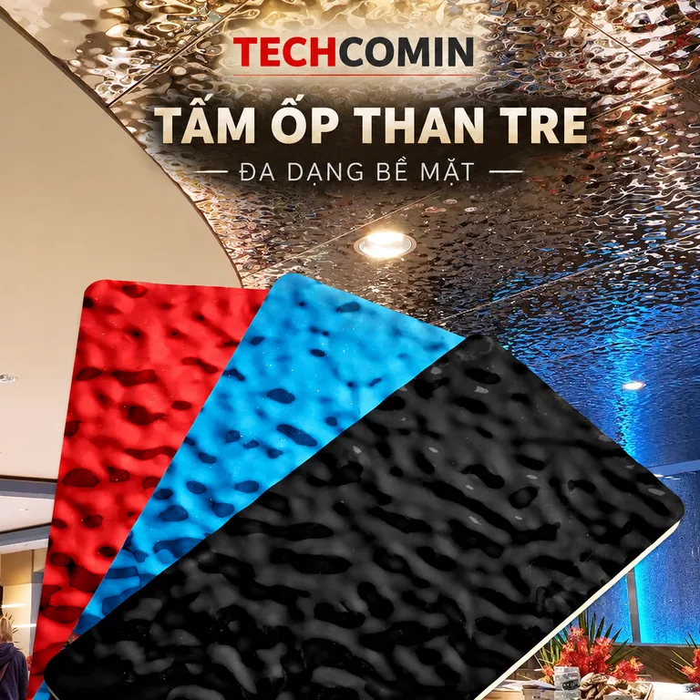 Tấm ốp trang trí nội thất bề mặt dạng sóng