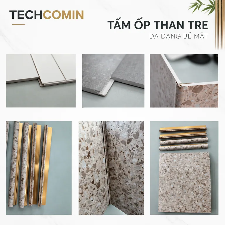 Tấm ốp trang trí nội thất bề mặt vân đá