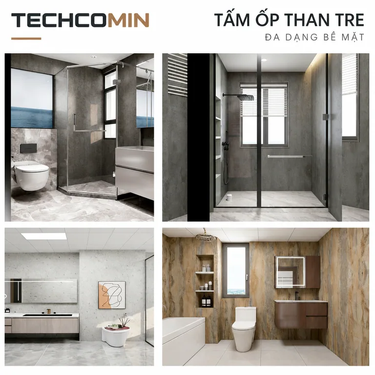 Tấm ốp trang trí nội thất bề mặt vân đá