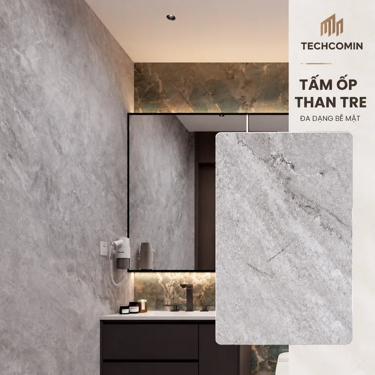 Tấm ốp trang trí nội thất bề mặt vân đá