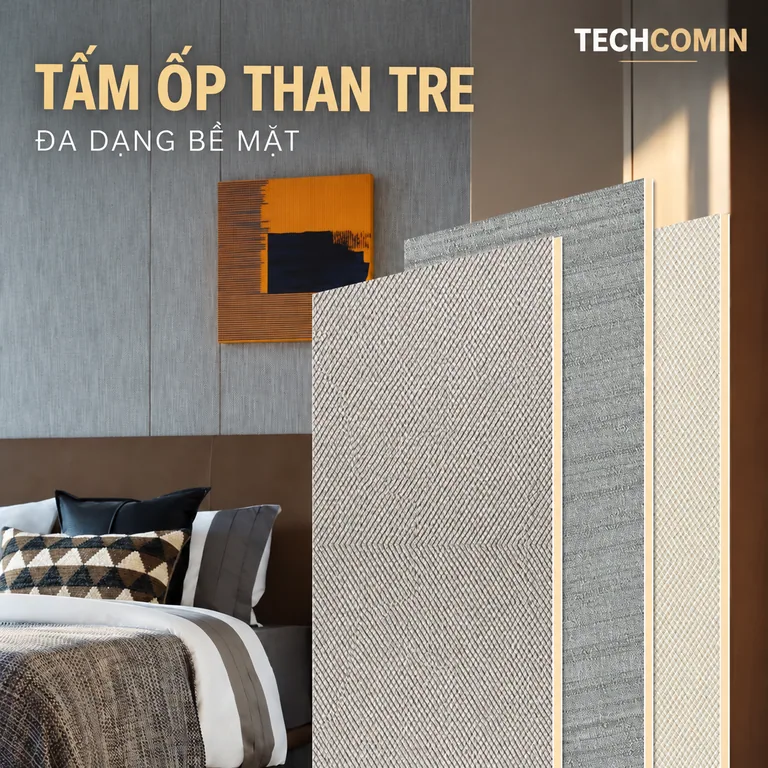 Tấm ốp trang trí nội thất bề mặt vân gỗ