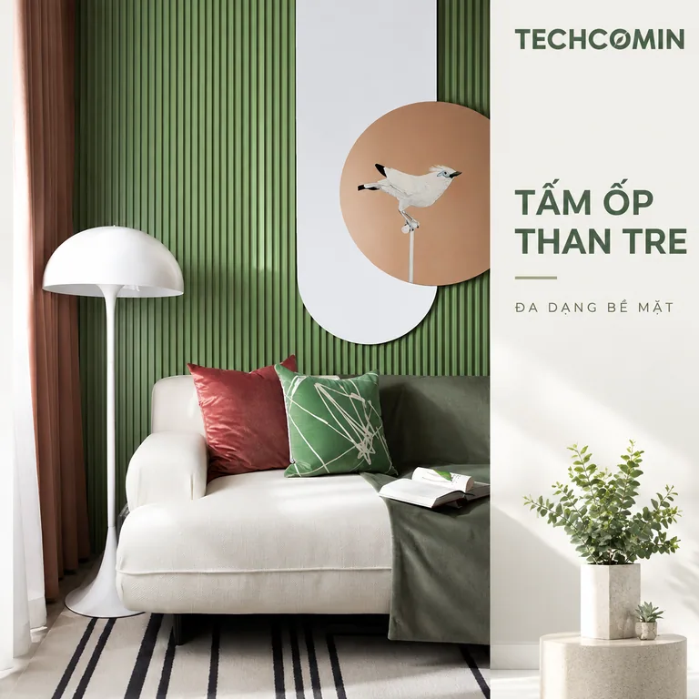 Tấm ốp trang trí nội thất bề mặt vân gỗ