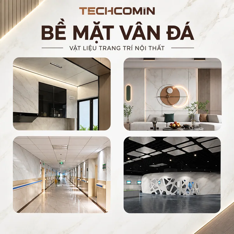 Tấm ốp trang trí nội thất bề mặt vân gỗ