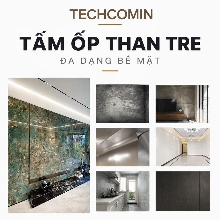 Tấm ốp trang trí nội thất bề mặt vân gỗ
