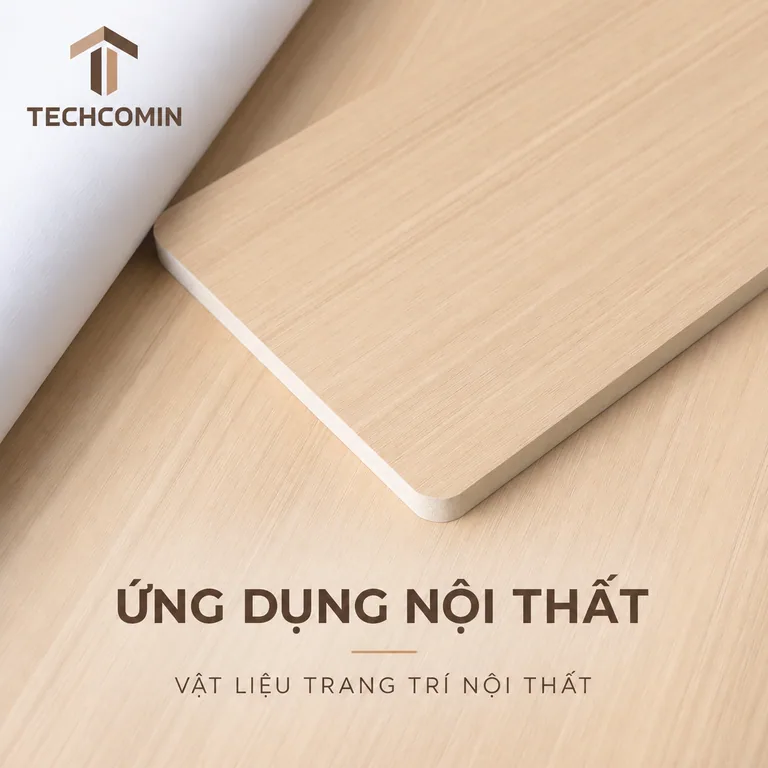 Tấm ốp trang trí nội thất bề mặt vân gỗ