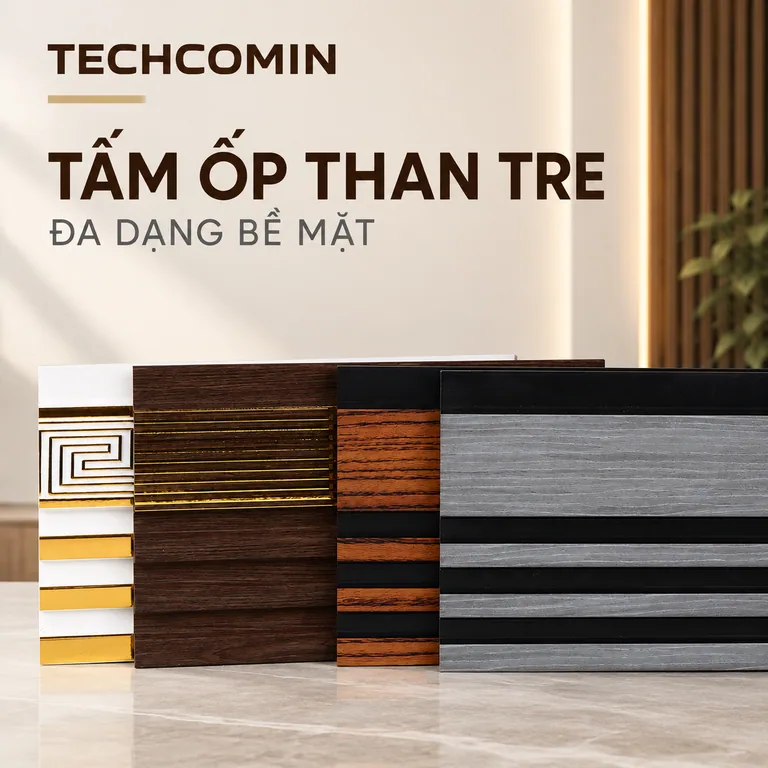 Tấm ốp trang trí nội thất bề mặt vân gỗ