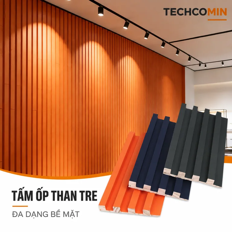 Tấm ốp trang trí nội thất bề mặt vân gỗ