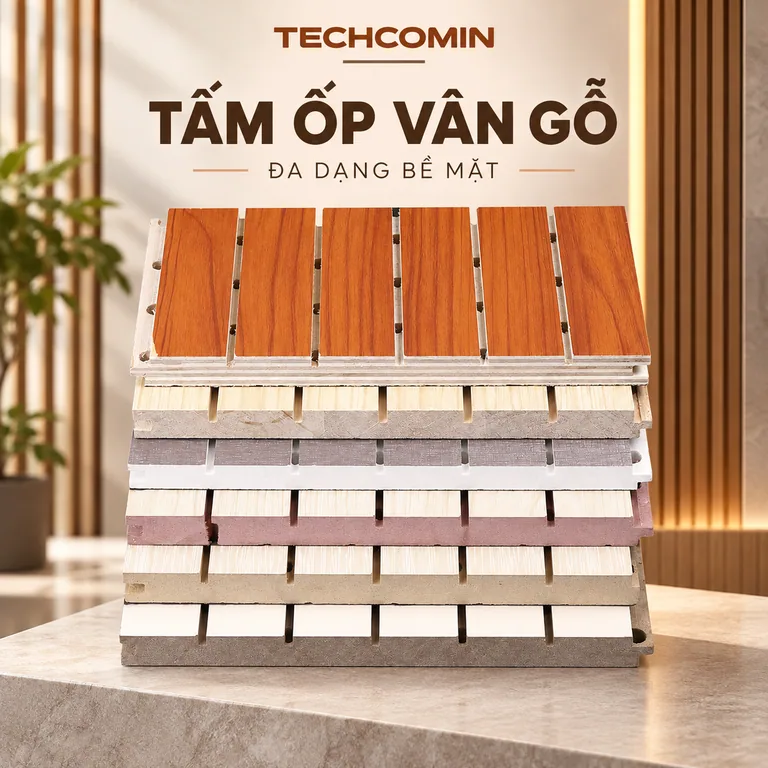 Tấm ốp trang trí nội thất bề mặt vân gỗ