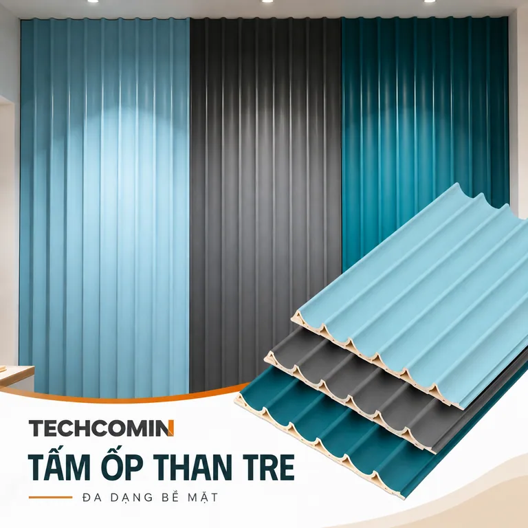 Tấm ốp trang trí nội thất bề mặt vân gỗ