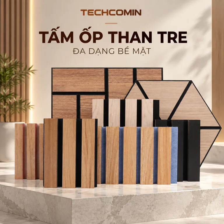 Tấm ốp trang trí nội thất bề mặt vân gỗ