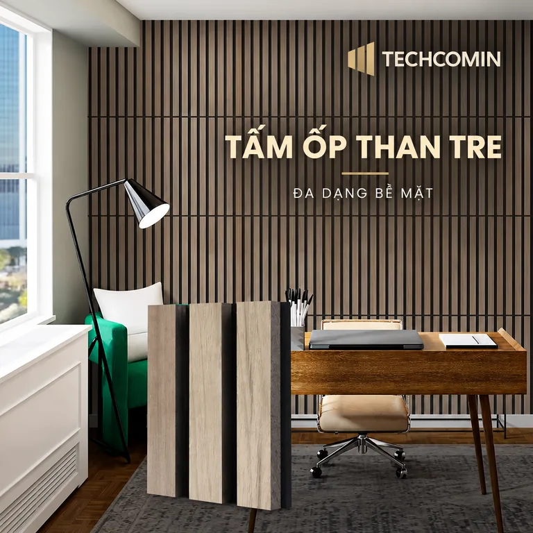 Tấm ốp trang trí nội thất bề mặt vân gỗ