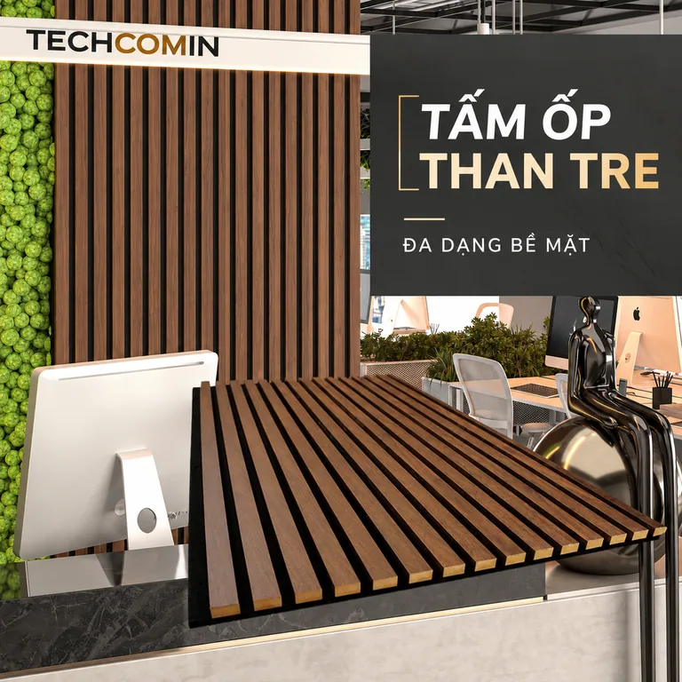 Tấm ốp trang trí nội thất bề mặt vân gỗ