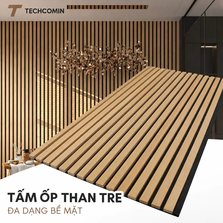 Tấm ốp trang trí nội thất bề mặt vân gỗ