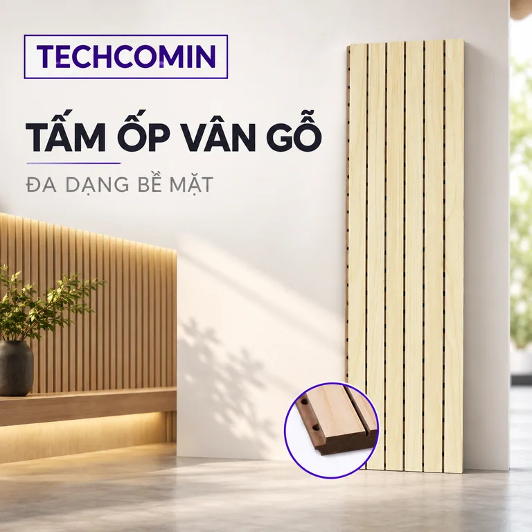 Tấm ốp trang trí nội thất bề mặt vân gỗ