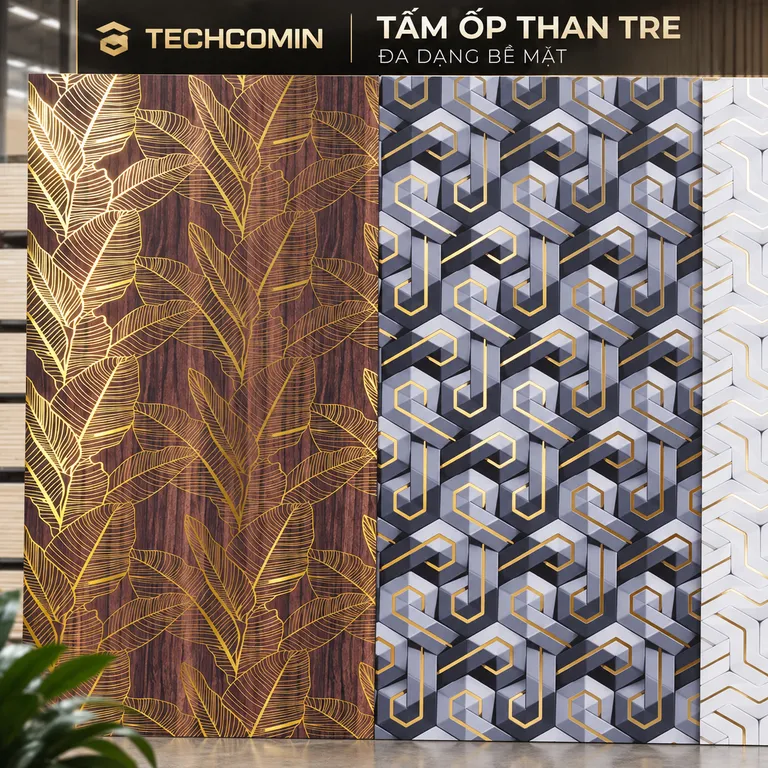 Tấm ốp trang trí nội thất bề mặt vân đá — mẫu cùng nhóm bề mặt