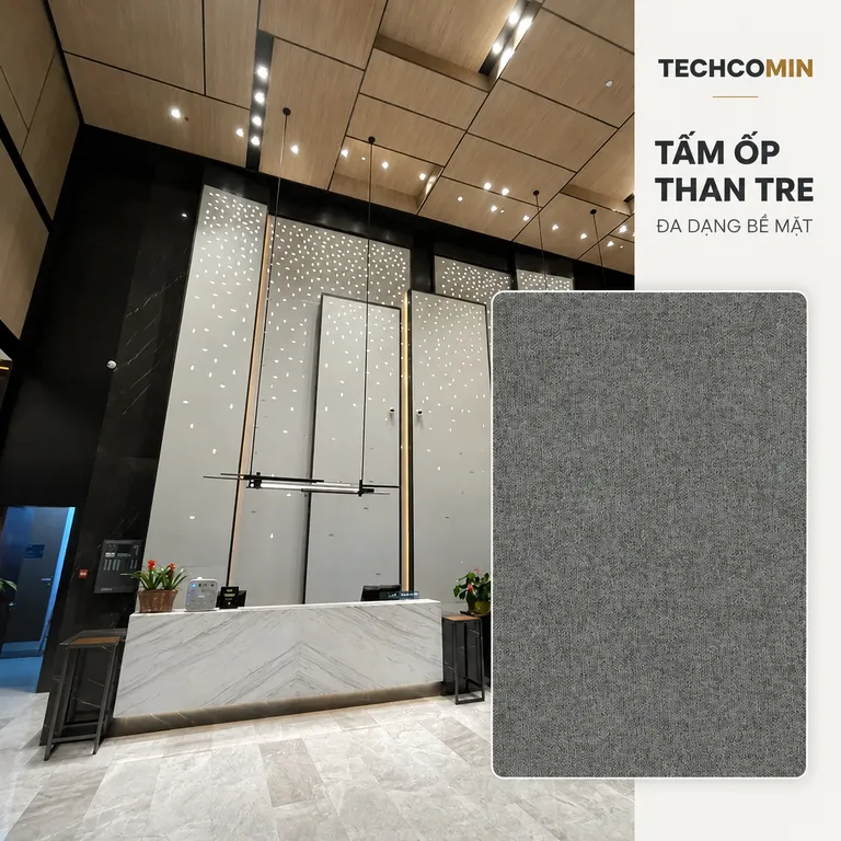 Tấm ốp trang trí nội thất bề mặt vân đá