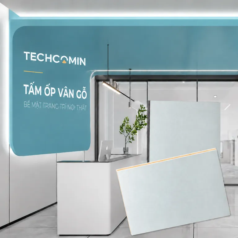 Tấm ốp trang trí nội thất bề mặt vân gỗ